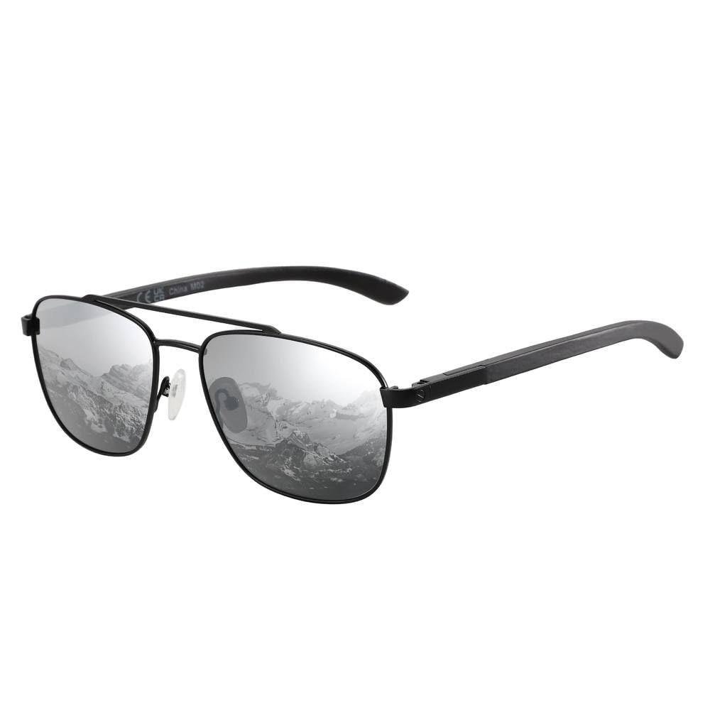 Occhiali da sole in legno alla moda per uomo Occhiali da sole con parasole per pesca