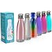 CHILLOUT LIFE Stainless Steel Water Bottle for Kids School: 12 oz Double Wall Insulated Cola Bottle Shape for Cold and Warm Drinks, BPA Free Metal Sports Bottle for Boys, Girls & Women