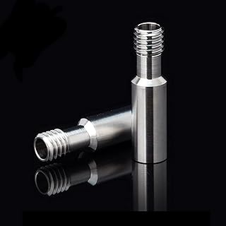 2pcs Upgrade Gr5 Titanium Alloy CR10 Throat Ender 3 V2 HeatBreak Tube for Creality CR-10,S4 S5, CR10S, Ender3, Ender 3 pro, CS3 Hotend 3D Printer