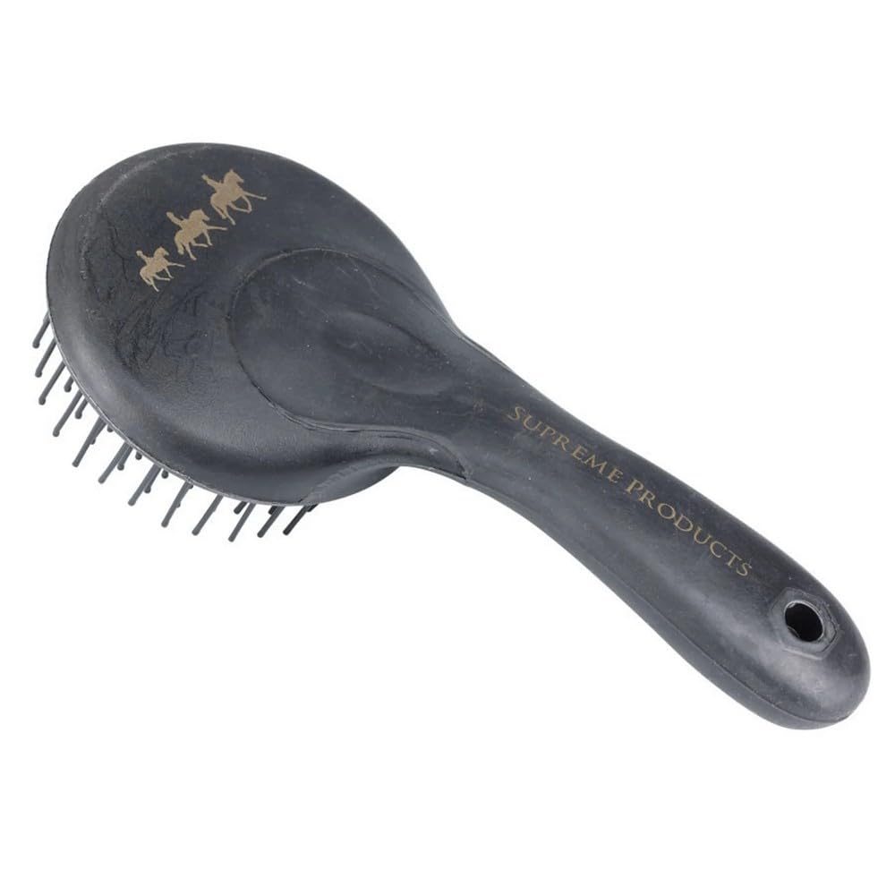 Supreme Products Horse Mane and Tail Brush (One Size) (Black/Gold)