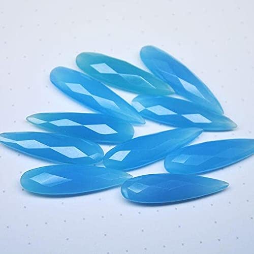 Onyx bleu perles gouttes régulières pour éviter les défauts de création