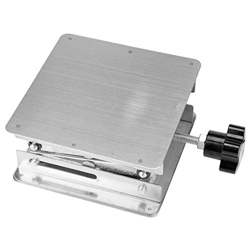 Plataforma elevadora de laboratorio de acero inoxidable para ajuste mecánico en experimentos 3