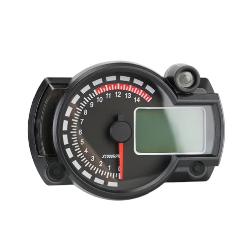 Compteur de vitesse de moto numérique 299 km/h tableau de bord odomètre LCD