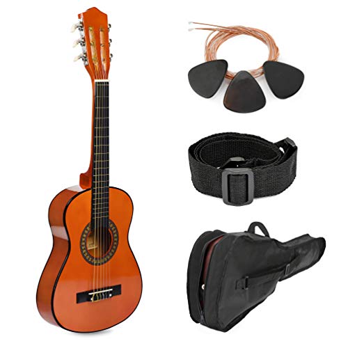 30" Sunset Wood Guitar with Case and Accessories for Kids/Girls/Boys/Beginners