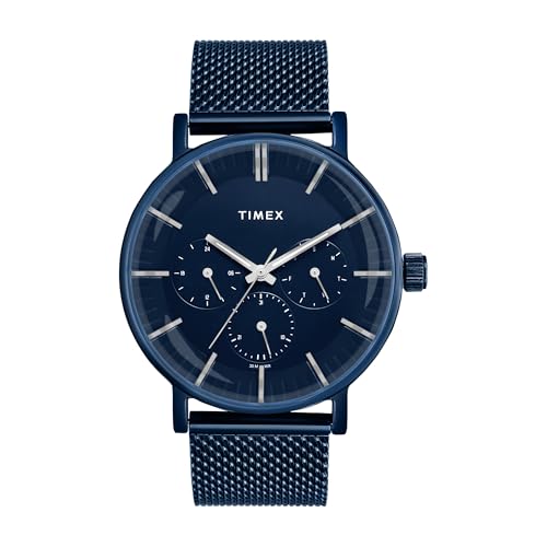 TIMEX Store पर जाएं TIMEX पुरुषों के लिए एनालॉग वॉच मल्टीकलर वाटर - Image 2