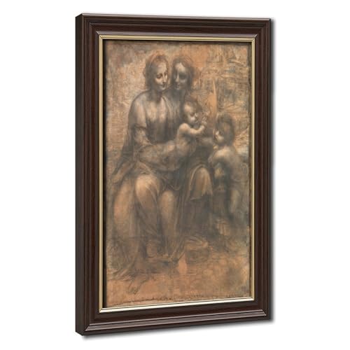 Toile Da Vinci Vierge et enfant pour décoration murale de bureau élégant