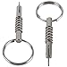 2 Pcs Quick Release Pin w/Drop Cam & Spring, Diameter 1/4