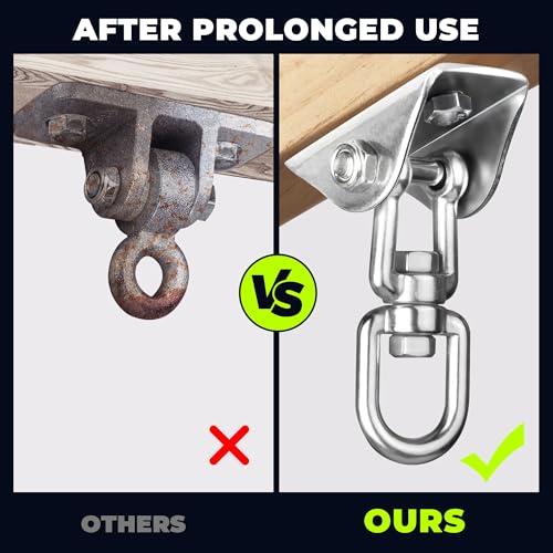 Heavy-Duty-Swing-Hangers-for-Wooden-Sets-2000-LB-Capacity-Hammock-Hanger-360-Swivel-Stainless-Steel-Swing-Hardware-Accessories-2-Packs-for-Porch-Playground-Yoga-Heavy-Bag