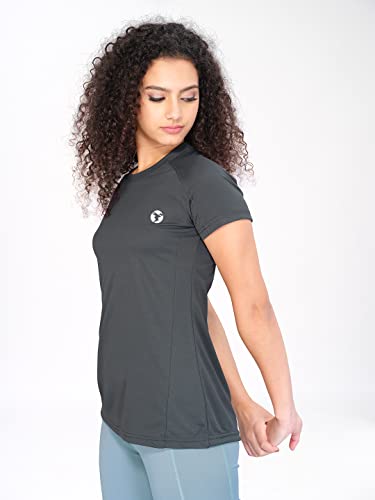 Image of TECHNOSPORT Women's 100% Polyester Regular Fit T-Shirt