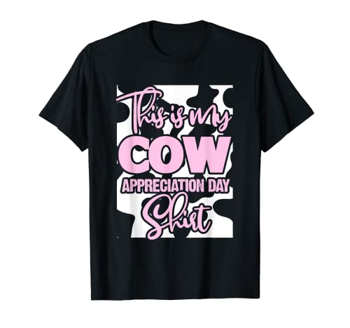 Cow Farmer Cows Lover This Is My Cow - Camiseta para el día de agradecimiento Camiseta