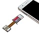 luosh Hybrid Doppel-Dual-SIM-Karte Micro-SD-Adapter für Extender Nano Mic