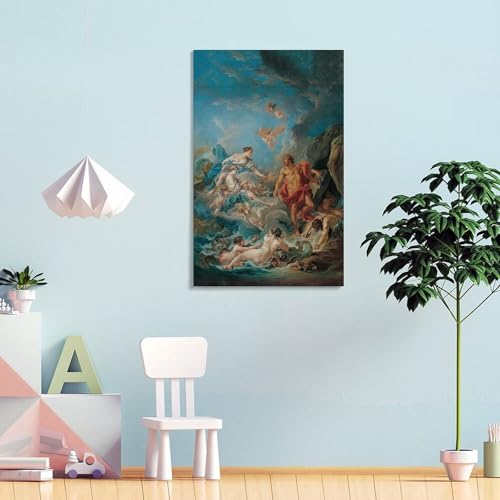 Affiche Junon Told Eolus toile murale 60x90 cm pour salon