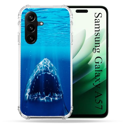 Coque Samsung Galaxy A57 5G Requin dent protection silicone rigide