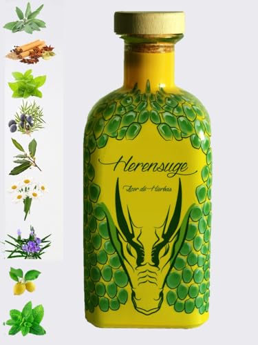 Licor de Hierbas Orujo Herensuge- Aguardiente Botella 1L