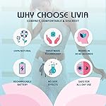 Livia Menstrual Pain Relief Device, Blue - Green - Period Pain Off Switch - Portable and Travel-Ready with Stick-on Gel Pads for Cramps - Rechargeable, 12-Hour Battery Life - Complete Kit - Image 4
