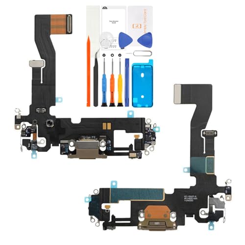 SRJTEK for iPhone 12 Pro USB [d|[gCi hbNRlN^{[hi (S[h Gold) Lightning[q[d|[ghbNRlN^tbNXP[u Cp A2407 A2341 A2406 A24