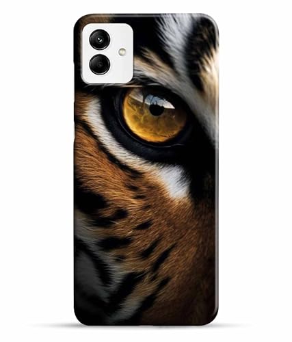 Image of Printed Hard Back Case Cover & Compatible for Samsung Galaxy M13 5G | Samsung M13 5G | Tiger Faces Art (Multicolor) - D1205