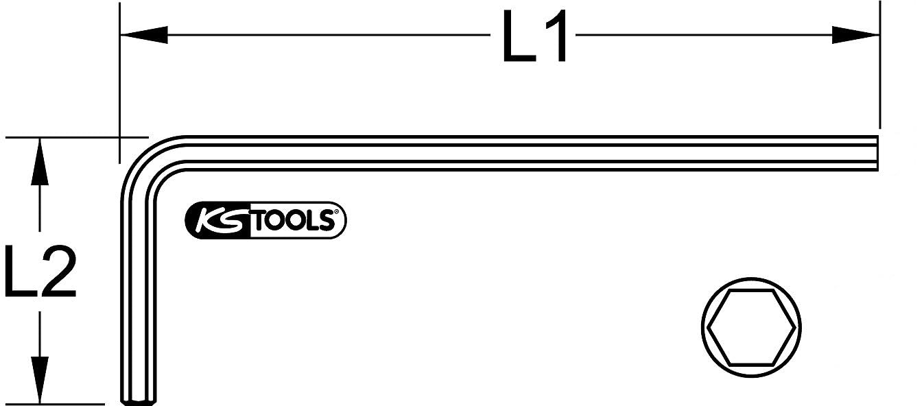 KS-Tools 151.2829 BASIC Innen6kant-Winkelstiftschl - Image 2
