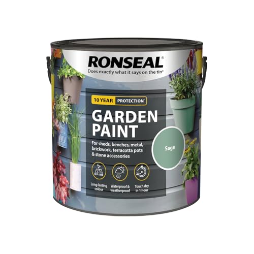 RONSEAL RSLGPSA25L GPSA25L Garden Paint Sage 2.5 Litre