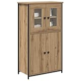 vidaXL Alacena Roble Artesanal 62 x 32 x 106, Mueble fácil de Limpiar y organizar