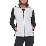 Calvin Klein womens Outerwear Quilt,WHITE,Small