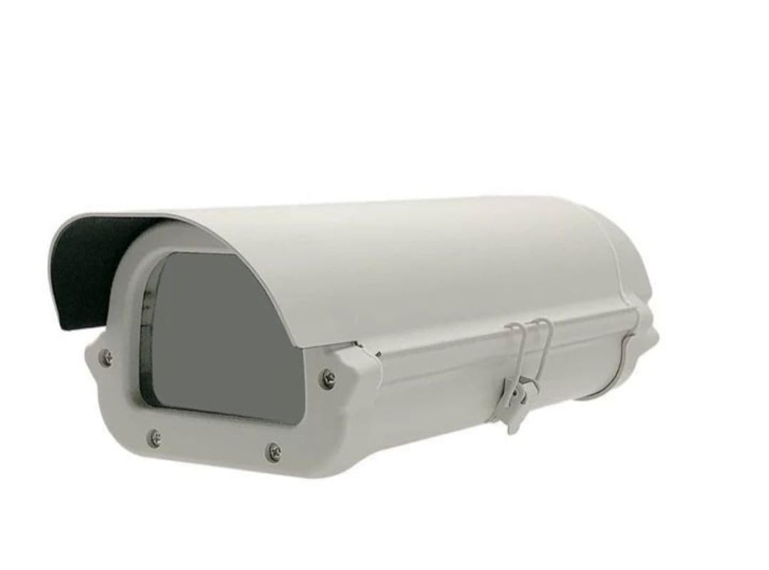 SRB 10-Inch Professional CCTV Camera Housing, White Weatherproof Enclosure with Side Lock Security System, Outdoor Surveillance Equipment-picture-19