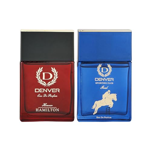 Image of DENVER Honour & Goal Perfume For Men - 60ML Each, Pack Of 2| Long Lasting Perfume Body Scent For Men