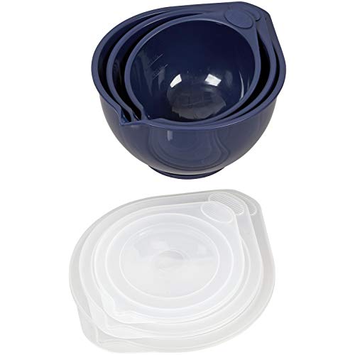 Set de 6 Tazones con tapa azul marino Wilton miniatura 3