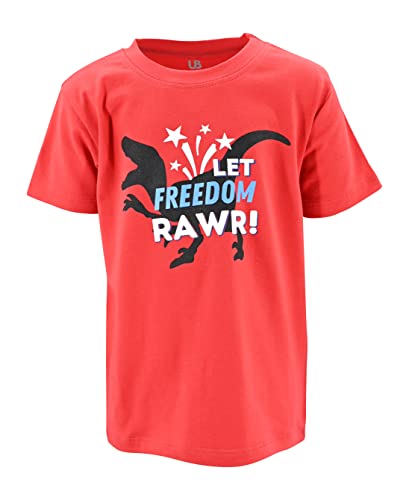 Image of Boys Short Sleeve Funny Graphic Tees for Toddler to Big Kid