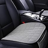 Suninbox Car Seat Cover,Linen Bottom Car Seat Covers,Universal Cloth Car Seat Cushion Cooling Breathable Ventilated Front Seat Only[Gray] Automotive, SUV, Truck, and Van
