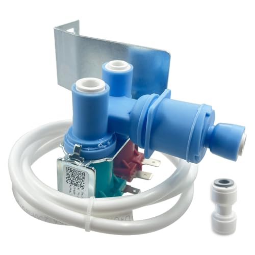 IMV708 W10408179 4389177 Water Inlet Valve for Whirlpool, Kenmore, Maytag, Amana, Ikea Refrigerator, Replacement Parts Number W10408179VP, W10155357, 2186486, 2205762, 2304757