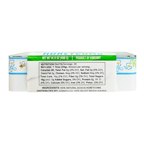 Sanniti Fulmer Miel Natural en Panal Húngaro 14.1 oz miniatura 2