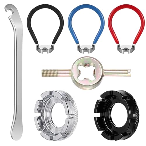 Jxiwfvl 7-Piece Bicycle Spoke Wrench Kit
