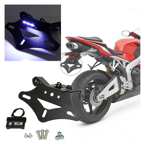 Support de plaque d'immatriculation de précision avec LED pour CBR1000 RR