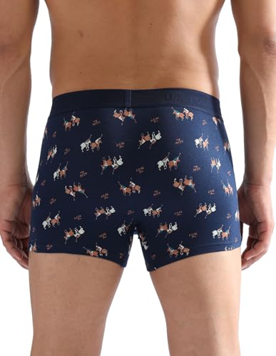 Image of U.S. Polo ASSN. Men PT005 Cotton Modal Printed Premium Underwear Trunks -Pack of 1