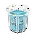JPDPQUQ Vasca da Bagno più Spessa Domestica for Bambini, Vasca da Bagno Pieghevole vano da Bagno, Pieghevole Gonfiabile PVC Vasca Portatile, Piscina di pagaia di plastica/Piscina