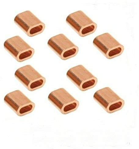 Copper Ferrules for 3mm Stainless Wire Rope 10 x 3mm Handy Straps ...