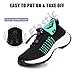 STUNAHOME Orthopedic Sneakers Breathable Women Walking Shoes Slip on Trainers Women's Comfortable Casual Ladies Athletic Shoe Thick Bottom Green