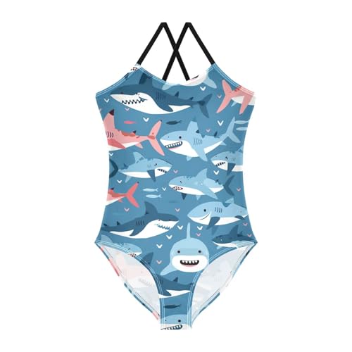 Image of Girls One Pieces Swimsuit Cute Beach Swimwear with Adjustable Strap 3-10 Years