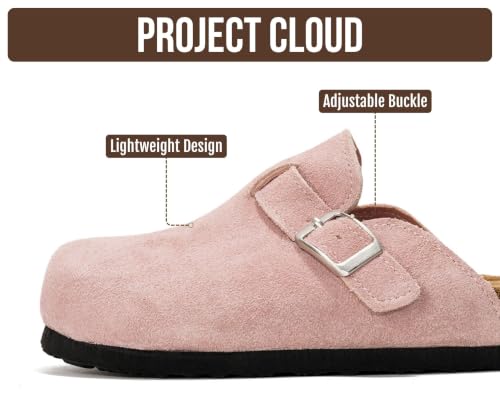 Image of Project Cloud Kids 100% Genuine Leather Non Slip Clogs with Cork Footbed