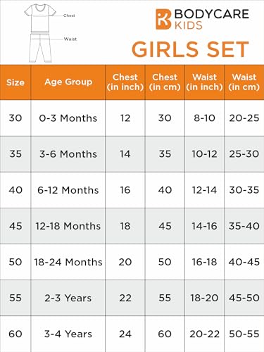 Image of BODYCARE Girls Top & Bottom Set