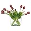 A Style-15pcs Deep Purple (No Vase)