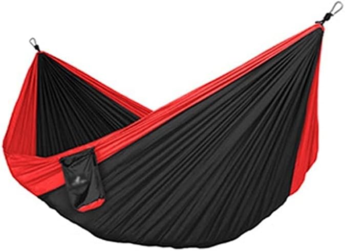 Portable Hammock, Double Camping Hammock, Nylon Hammock, Outdoor Leisure Hammock, Extra Wide Hammock (B)