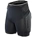 DAINESE Action Shorts Evo, Protezione da Sci Unisex – Adulto, Black/White, L