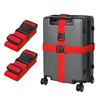 Cinghia Portavaligia Regolabile Multicolore 175 X 4,8 Cm Con Fibbia Micrometrica Antiscivolo – Sicura E Appariscente