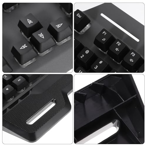 Clavier filaire rétroéclairé LED étanche en ABS avec repose-poignet