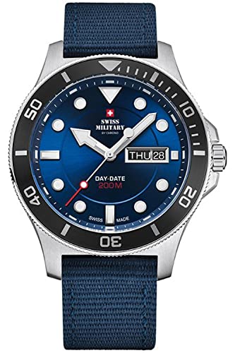 Montre SWISS MILITARY Chrono Homme SM34068.05 suisse d'origine en acier inoxydable