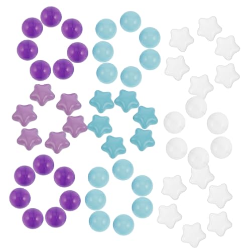 HEMOTON 100 Pezzi Di Box Per Bambini - Schiuma A Forma Di Stella Spiaggia Gonfiabile Giocattoli Da Piscina Per Bambini Piccoli Recinto Interattivo