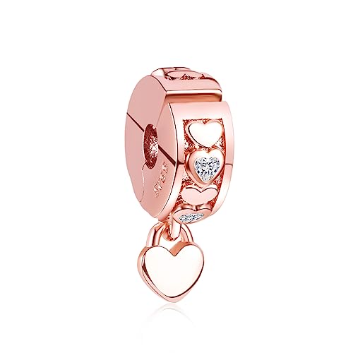 Charms Anhänger Aus Sterling Silber 925 – Stopper Charms Für Armbänder, Loch 4.5 Mm, Nickelfrei