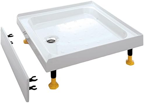 YD903WHI 3 Tiling Upstand 900x900mm Showertray